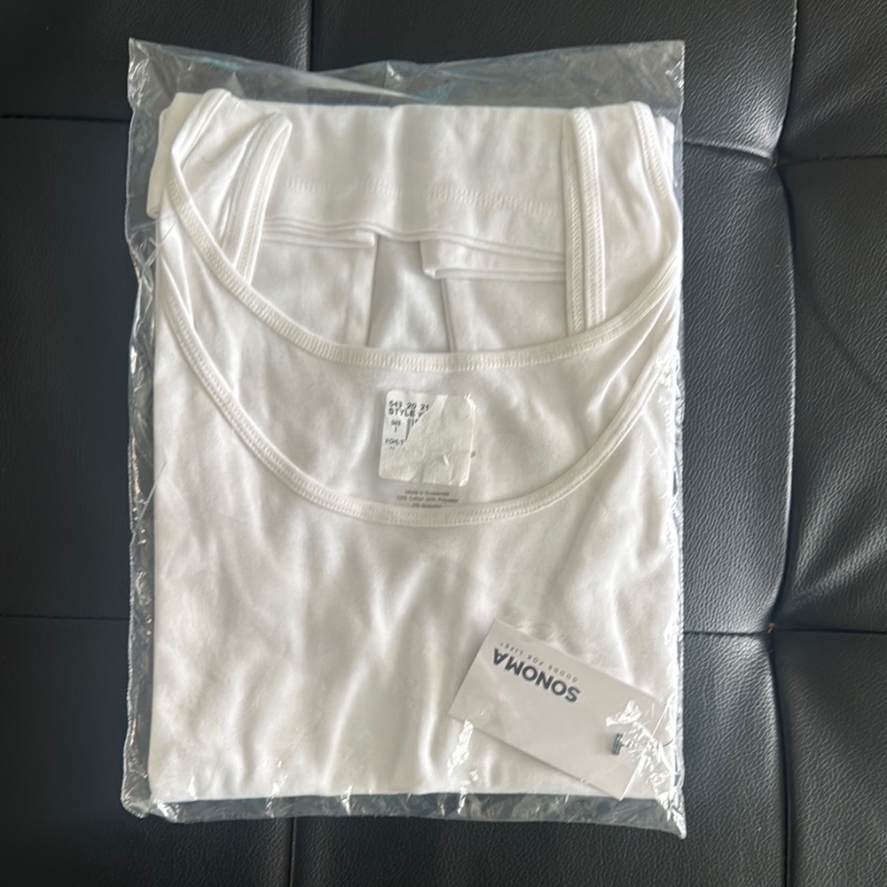 Sonoma White Tank Top